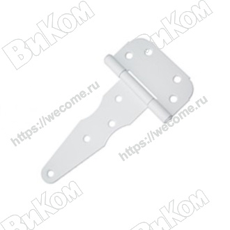 Оптом купить Петля-стрела ПС-370 , белый (10*) в мебельная фурнитура оптом и в розницу ВиКом.