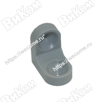 Оптом купить Уголок 25х25х16 пластик серый (200*) в мебельная фурнитура оптом и в розницу ВиКом.