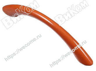 Оптом купить Ручка скоба к.2104-02-96 пластик миланский орех (100*) в мебельная фурнитура оптом и в розницу ВиКом.