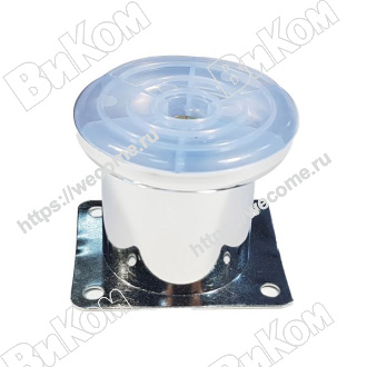 Оптом купить Ножка мебельная 50/60 хром (100*) ВК в мебельная фурнитура оптом и в розницу ВиКом.