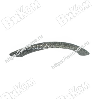 Оптом купить Ручка скоба 96 мм античное серебро Россия (100*) в мебельная фурнитура оптом и в розницу ВиКом.