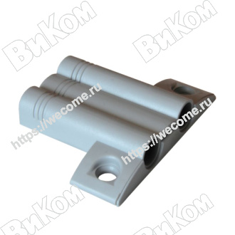 Оптом купить Держатель для амортизатора 2х дверей, серый в мебельная фурнитура оптом и в розницу ВиКом.