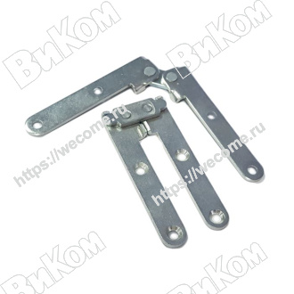 Оптом купить Петля ломберная, накладная, тип 2, цинк (200*) Н в мебельная фурнитура оптом и в розницу ВиКом.