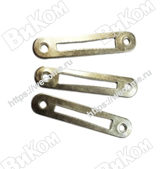 Оптом купить Планка запорная, никель (500*) в мебельная фурнитура оптом и в розницу ВиКом.