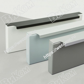 Оптом купить Ручка торцевая RT-001-400, хром KERRON (40*) в мебельная фурнитура оптом и в розницу ВиКом.