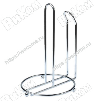 Оптом купить Держатель настольный для полотенец 201*175*274, хром (8*) в мебельная фурнитура оптом и в розницу ВиКом.