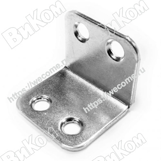 Оптом купить Уголок 26х26, без покрытия (600*) в мебельная фурнитура оптом и в розницу ВиКом.