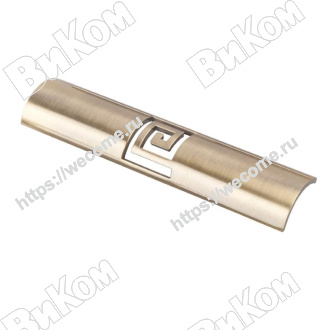 Оптом купить Ручка скоба RS-029-160 BA  античная бронза KERRON (35*) в мебельная фурнитура оптом и в розницу ВиКом.