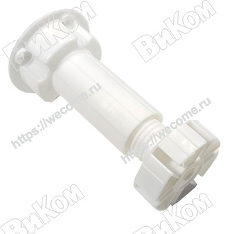 Оптом купить Ножка кухонная 100-130 белая (200*) в мебельная фурнитура оптом и в розницу ВиКом.