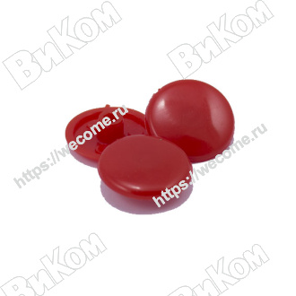 Оптом купить Заглушка к конфирмату Красный (1000*) в мебельная фурнитура оптом и в розницу ВиКом.