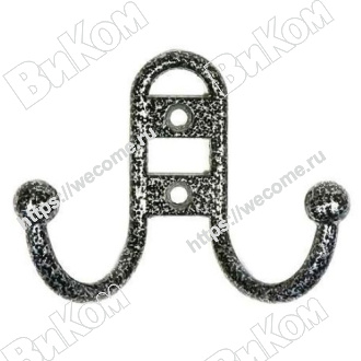 Оптом купить Крючок вешалка №13 АС (100*) в мебельная фурнитура оптом и в розницу ВиКом.