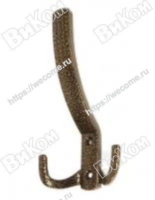 Оптом купить Крючок вешалка №11 АБ (30*) в мебельная фурнитура оптом и в розницу ВиКом.