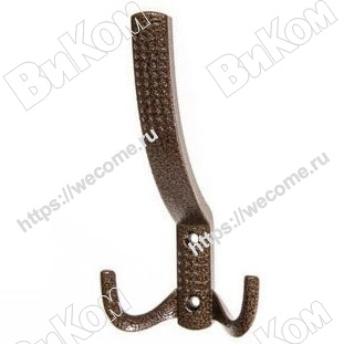 Оптом купить Крючок вешалка №11 АМ (30*) в мебельная фурнитура оптом и в розницу ВиКом.
