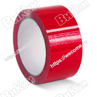 Оптом купить Скотч красный 48*60 в мебельная фурнитура оптом и в розницу ВиКом.