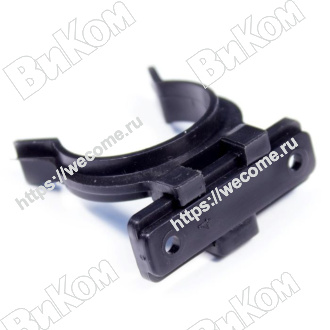 Оптом купить Клипса к ножке кухонной черная (для ДСП) (500*) в мебельная фурнитура оптом и в розницу ВиКом.