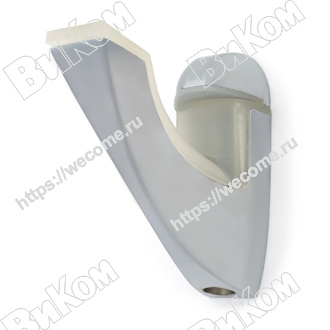 Оптом купить Полкодержатель 157А ZY, матовый хром (12*) в мебельная фурнитура оптом и в розницу ВиКом.