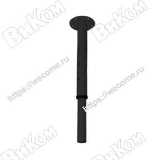 Оптом купить Ножка телескопическая 340-460 черная (4*) в мебельная фурнитура оптом и в розницу ВиКом.
