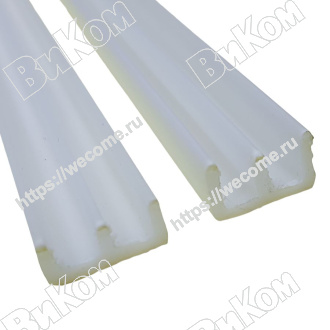Оптом купить Направляющие для стекла, белые (2м) (25*) в мебельная фурнитура оптом и в розницу ВиКом.