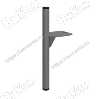 Оптом купить Опора соло, 19х150, серая (4*) в мебельная фурнитура оптом и в розницу ВиКом.