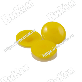 Оптом купить Заглушка к конфирмату №24 Жёлтый (1000*) в мебельная фурнитура оптом и в розницу ВиКом.