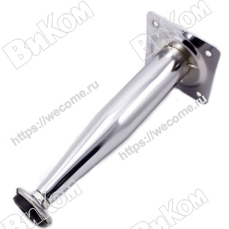 Оптом купить Ножка мебельная конус 25х150-170 хром (100*) в мебельная фурнитура оптом и в розницу ВиКом.