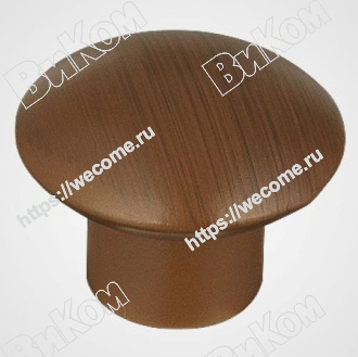 Оптом купить Ручка кнопка к.1101-06, орех глянец Sedef (200*) в мебельная фурнитура оптом и в розницу ВиКом.