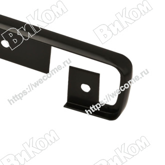 Оптом купить Планка щелевая, черная, 28мм Т-образная в мебельная фурнитура оптом и в розницу ВиКом.