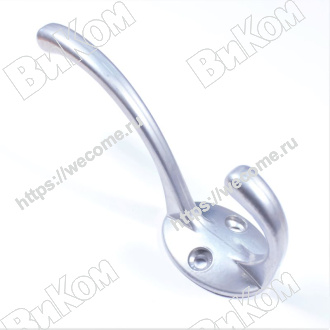 Оптом купить Крючок вешалка №26 хром (30*) в мебельная фурнитура оптом и в розницу ВиКом.