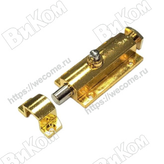 Оптом купить Защелка автомат L=55мм, золото (10*) в мебельная фурнитура оптом и в розницу ВиКом.