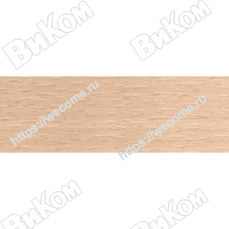 Оптом купить Кромка ПВХ 19*1,0 Бук бавария светлый в мебельная фурнитура оптом и в розницу ВиКом.