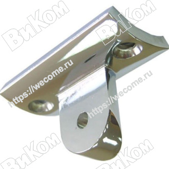 Оптом купить Держатель поручня 50 мм, хром, Z-091 (Под заказ) в мебельная фурнитура оптом и в розницу ВиКом.