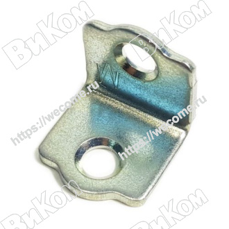 Оптом купить Кронштейн МК 18х18х1,8 , цинк (1000*) в мебельная фурнитура оптом и в розницу ВиКом.