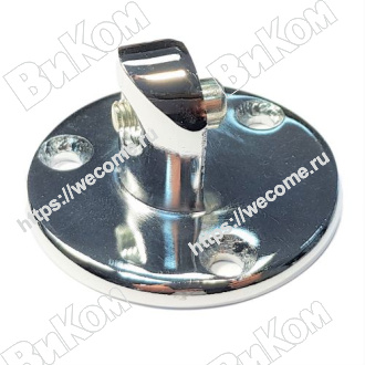 Оптом купить Крепеж трубы 50 мм к плоскости, хром, Z-058 (Под заказ) в мебельная фурнитура оптом и в розницу ВиКом.