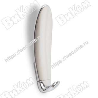 Оптом купить Крючок KR 0170, двухрожковый, хром (42х40х150 мм), KERRON (20*) в мебельная фурнитура оптом и в розницу ВиКом.