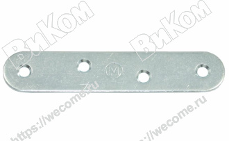 Оптом купить Пластина крепежная ПК-100, цинк (300*) в мебельная фурнитура оптом и в розницу ВиКом.