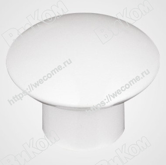 Оптом купить Ручка кнопка к.1101-09, белый глянец Sedef (200*) в мебельная фурнитура оптом и в розницу ВиКом.