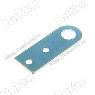 Оптом купить Проушина 18х50  цинк (400*) в мебельная фурнитура оптом и в розницу ВиКом.