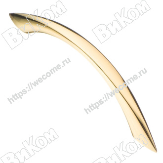 Оптом купить Ручка скоба S-2200-96 OT золото  KERRON (100*) в мебельная фурнитура оптом и в розницу ВиКом.