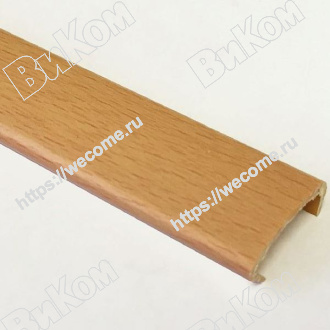 Оптом купить Пицефал С-образ. Бук фактурный L=2.8m в мебельная фурнитура оптом и в розницу ВиКом.