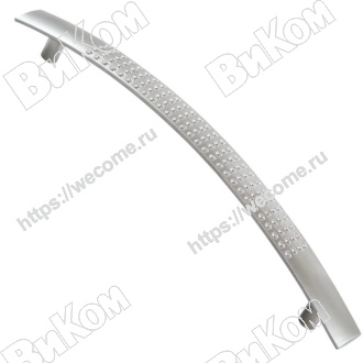 Оптом купить Ручка скоба LT-9071-128 SC  матовый хром KERRON (60*) в мебельная фурнитура оптом и в розницу ВиКом.