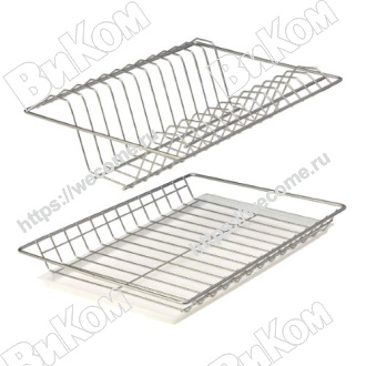 Оптом купить Сушилка Standard 600 мм, цинк (10*) в мебельная фурнитура оптом и в розницу ВиКом.