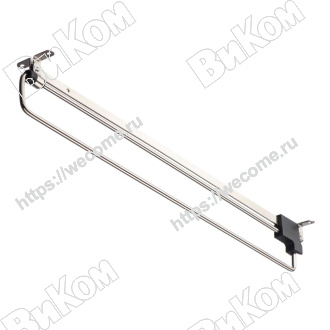 Оптом купить Штанга выдвижная 450 мм, никель (20*) в мебельная фурнитура оптом и в розницу ВиКом.
