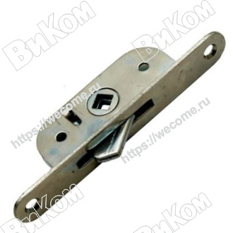 Оптом купить Замок завертки врезной ЗР-2-2, цинк (100*) (Под заказ) в мебельная фурнитура оптом и в розницу ВиКом.