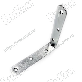 Оптом купить Кронштейн МК 100х100, цинк (100*) в мебельная фурнитура оптом и в розницу ВиКом.