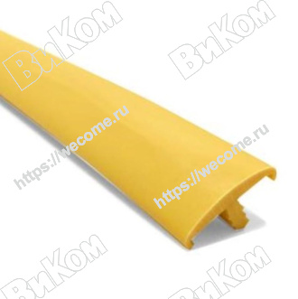 Оптом купить Профиль Т-образ. Желтый в мебельная фурнитура оптом и в розницу ВиКом.