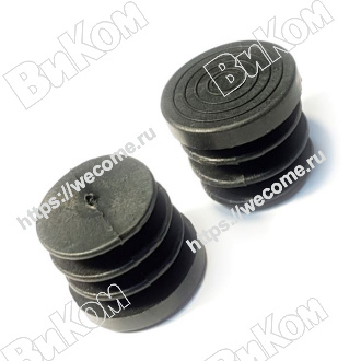 Оптом купить Ножка заглушка для трубы 25 мм внутренняя, пластик R-16/4021/JK-17 (1200*) в мебельная фурнитура оптом и в розницу ВиКом.