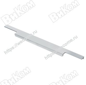 Оптом купить Ручка торцевая RT-001-400, хром KERRON (40*) в мебельная фурнитура оптом и в розницу ВиКом.