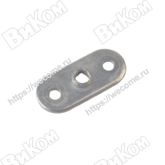 Оптом купить Планка  к стяжке, никель (500*) в мебельная фурнитура оптом и в розницу ВиКом.