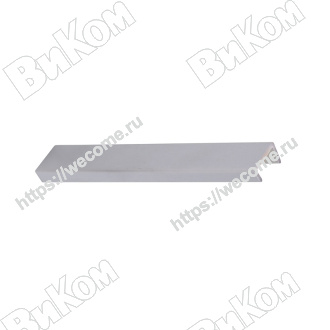 Оптом купить Торцевая заглушка для цоколя ПВХсветло - серый 95мм (20 шт.) в мебельная фурнитура оптом и в розницу ВиКом.