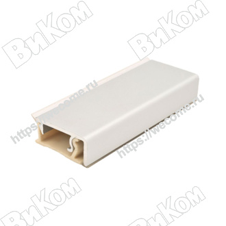 Оптом купить Плинтус кухонный прямоугольный алюминиевый 3,05м. в мебельная фурнитура оптом и в розницу ВиКом.